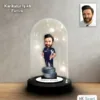 Kişiye Özel Lastik Tamircisi Tasarım Işıklı Karikatür Fanus Biblo Fn148