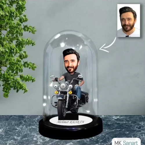 Kişiye Özel Harley Davidson Motorlu, Motorcu Tasarımlı Işıkl…