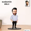 Kişiye Özel Müdür Karikatür Biblo Kb18