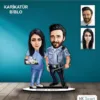 Kişiye Özel Polis Tasarımlı Karikatür Biblo B108