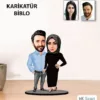 Kişiye Özel Sevgili Evli Karikatür Biblo Kb17