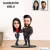 Kişiye Özel Sevgili Evli Karikatür Biblo Kb8