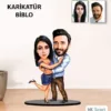 Kişiye Özel Sevgili Evli Karikatür Biblo Kb9