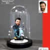 Kişiye Özel Vespa Motor Tasarımlı Işıklı Karikatür Fanus Biblo Fn109