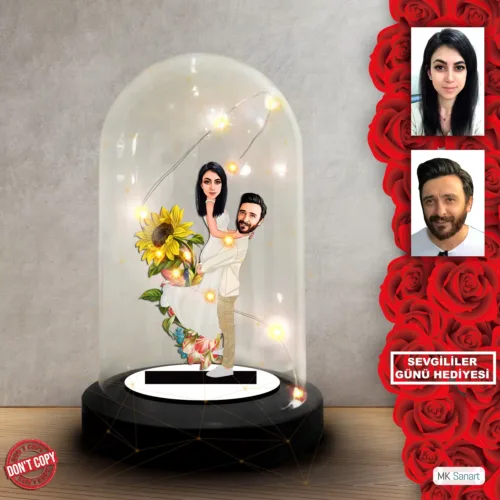 Kişiye özel Sevgili Hediye,sevgililer günü Karikatür Hediyes…