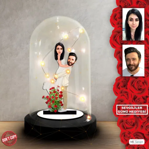 Kişiye özel Sevgili Hediye,sevgililer günü Karikatür Hediyes…
