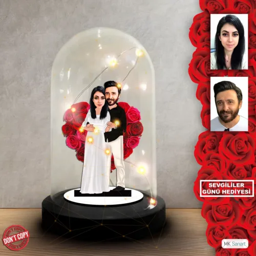 Kişiye özel Sevgili Hediye,sevgililer günü Karikatür Hediyes…