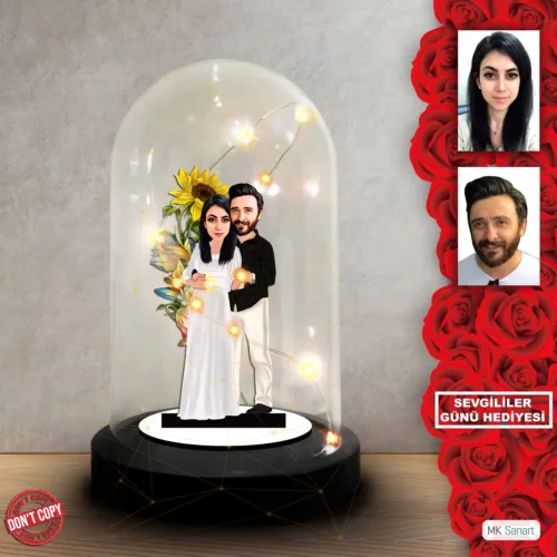 Kişiye özel Sevgili Hediye,sevgililer günü Karikatür Hediyes…