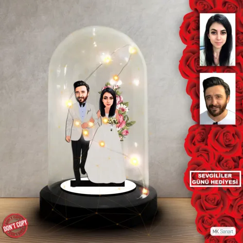 Kişiye özel Sevgili Hediye,sevgililer günü Karikatür Hediyes…