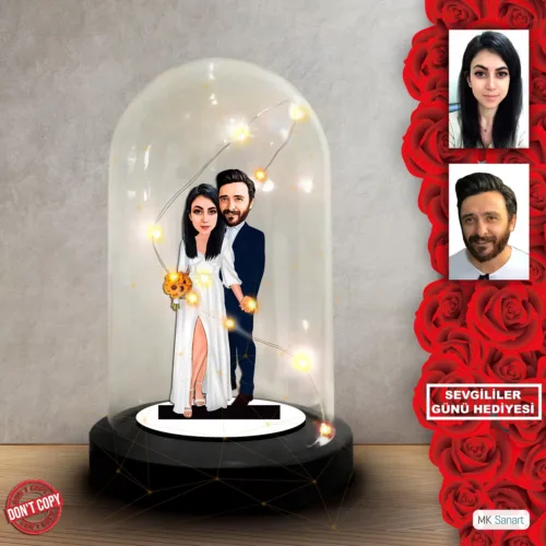 Kişiye özel Sevgili Hediye,sevgililer günü Karikatür Hediyes…