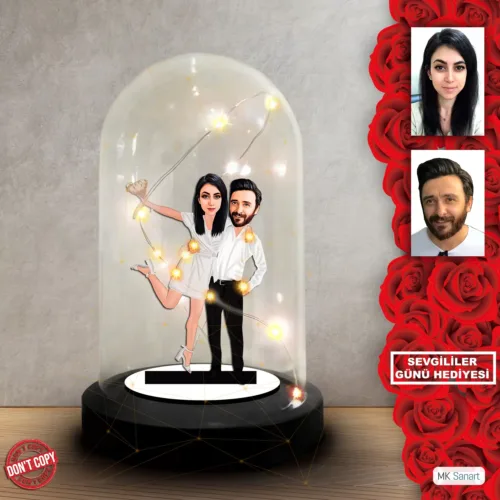 Kişiye özel Sevgili Hediye,sevgililer günü Karikatür Hediyes…