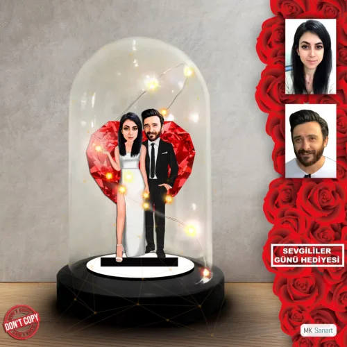 Kişiye özel Sevgili Hediye,sevgililer günü Karikatür Hediyes…