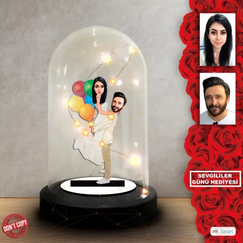 Kişiye özel Sevgili Hediye,sevgililer günü Karikatür Hediyes…