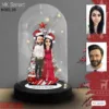 “Özel Noel Hediyesi: Kişiye Özel Karikatür Işıklı Fanus Biblo ile Sevgilinize Unutulmaz Bir Tatil Hediyesi!” Noel Hediyesi, Yılbaşı Hediyesi