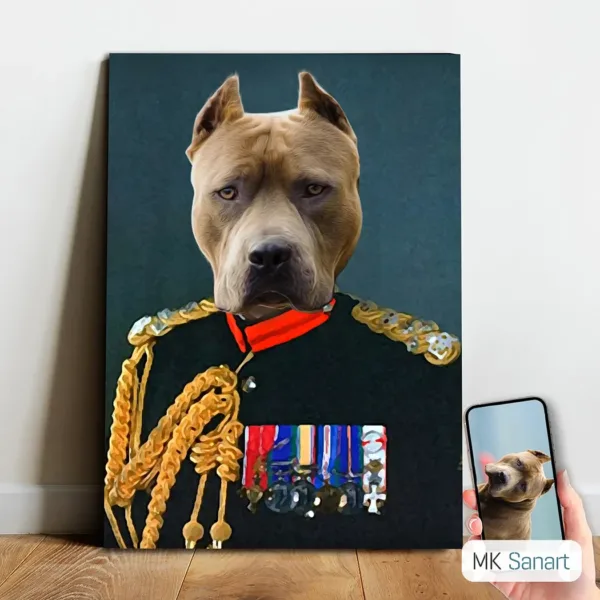 Kişiye Özel Evcil Hayvan Portreleri - Parlak MDF Baskı 20x30