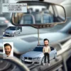 Kendi Aracınızla Kişiye Özel Karikatür Ayna Süsü, Tüm Araba Modelleri İle
