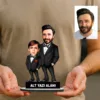 Kişiye Özel Takım Karikatürlü 18 cm MDF Masaüstü Biblo – Takım Hediyesi | Yeni İş ve Meslek Hediyesi