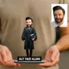 Kişiye Özel Avukat Karikatürlü 18 cm MDF Masaüstü Biblo – Avukat Hediyesi | Avukata ve Hukukçuya Hediye