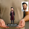Avukat Karikatürlü Kişiye Özel Karikatürlü 18 cm MDF Masaüstü Biblo – Avukat Hediyesi | Avukata ve Hukukçuya Hediye