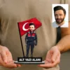 Fotoğraftan Kişiye Özel Jandarma Uzman Çavuş Karikatürlü 18 cm MDF Masaüstü Biblo – Jandarma Uzman Çavuş Hediyesi | Yeni İş ve Meslek Hediyesi