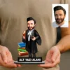 Kişiye Özel Avukat Karikatürlü 18 cm MDF Masaüstü Erkek