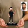 Kişiye Özel Alkolik Erkek Karikatürlü 18 cm MDF Masaüstü Biblo – Masaüstü Hediye
