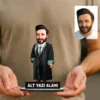 Kişiye Özel Fotoğraflı Avukat Karikatürlü 18 cm MDF Masaüstü Biblo – Avukat Hediyesi | Avukata ve Hukukçuya Hediye