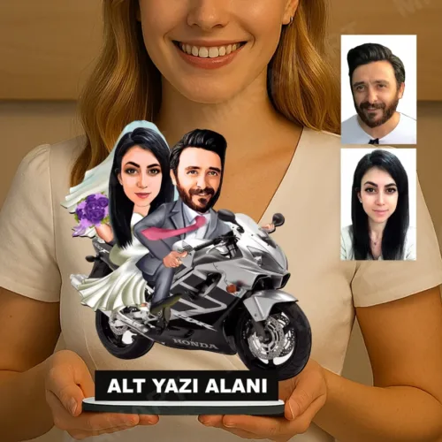 2 Kişilik Gelin Damat Düğün Konseptli Sevgili Temalı Kişiye…